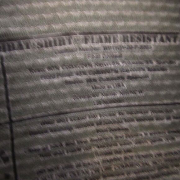 Army Combat Shirt Men Large Flame Resistant Green Digital Camo‎ Military - Picture 5 of 11